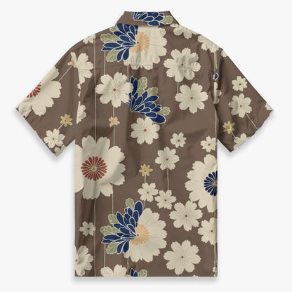 Midnight Petal Waltz Camp Shirt