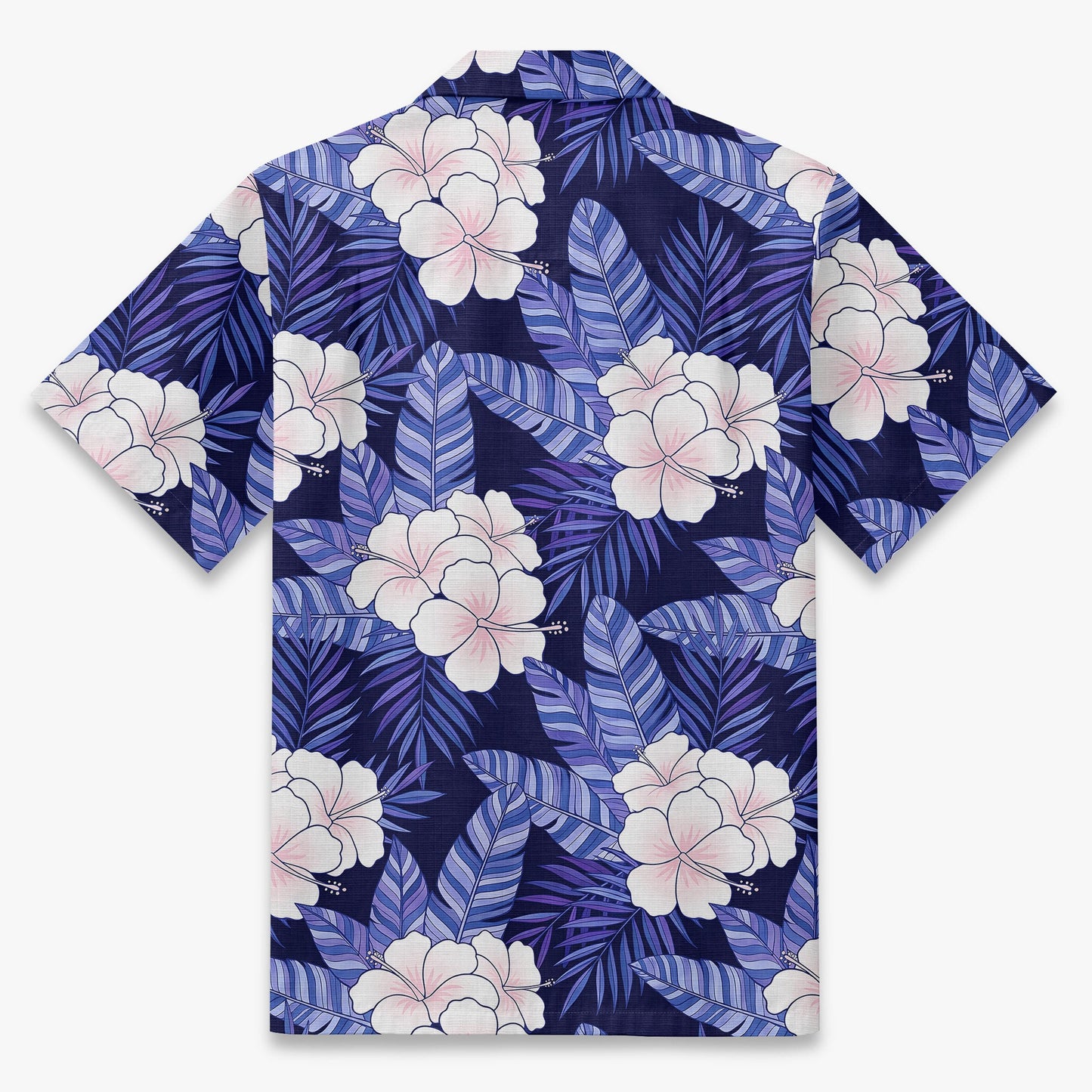 Moonlit Hibiscus Camp Shirt