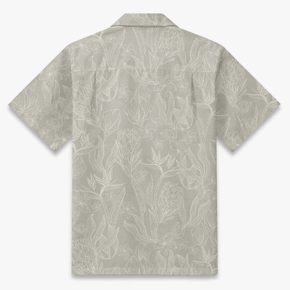 Coastal Protea Sketch Camp Shirt
