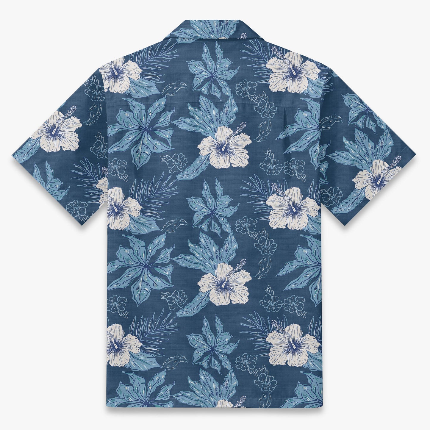 Midnight Hibiscus Camp Shirt