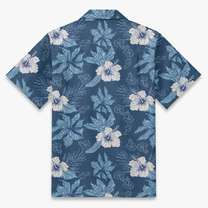 Midnight Hibiscus Camp Shirt