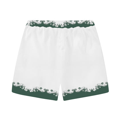 Cupid Little Angel Print Elastic Waistband Summer Casual Shorts