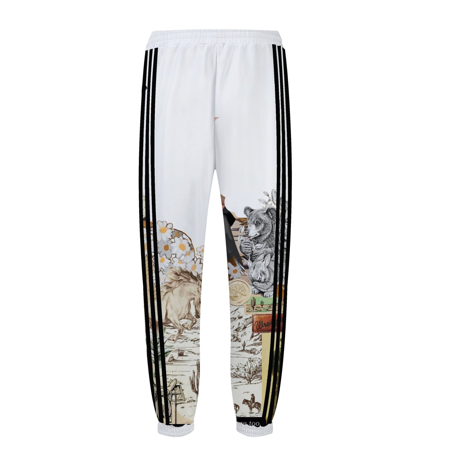 Men's Westworld Print Elastic Waist Sports Sweatshirt Pants