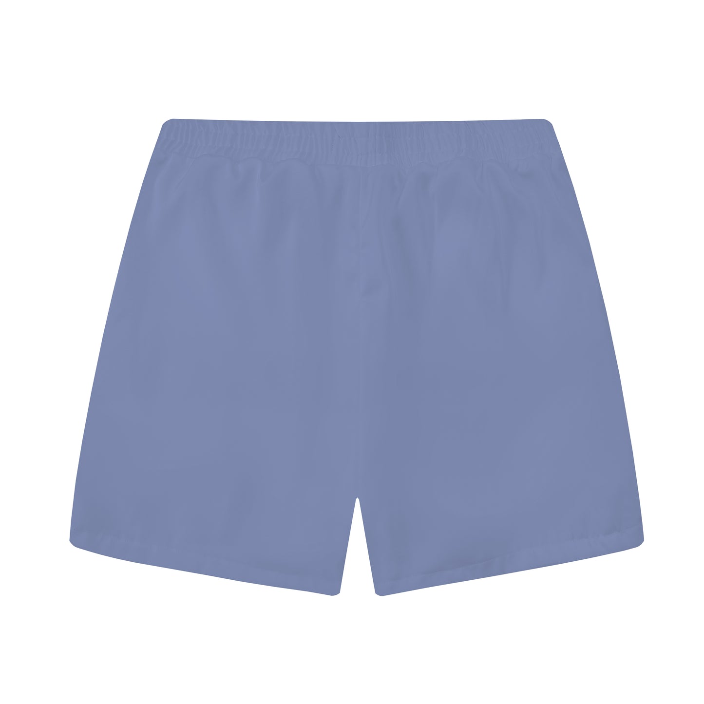 Blue Funny Duck Middle Finger Graphic Elastic Waistband Summer Casual Shorts