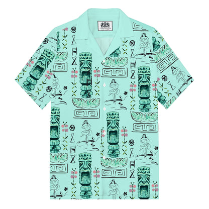 Lucky Tiki Aloha Collar Short Sleeve Shirt