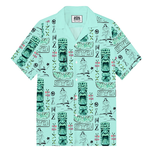 Lucky Tiki Aloha Collar Short Sleeve Shirt