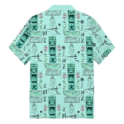Lucky Tiki Aloha Collar Short Sleeve Shirt