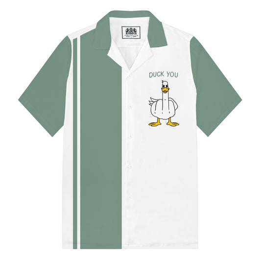 Summer Personalized Animal Men's Camp Collar Short Sleeve Shirt
