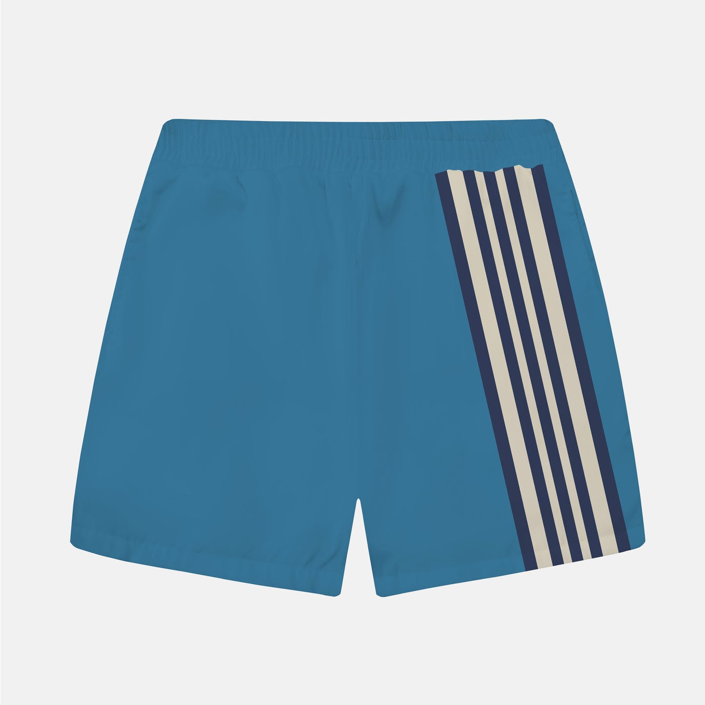 Blue Funny Duck DUCK YOU  Elastic Waistband Summer Casual Shorts