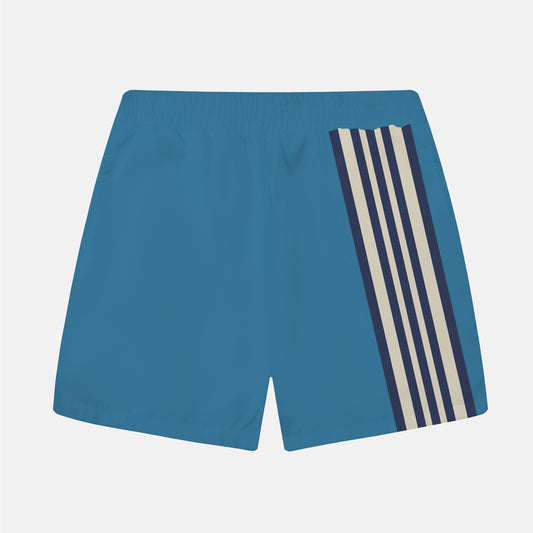 Blue Funny Duck DUCK YOU  Elastic Waistband Summer Casual Shorts