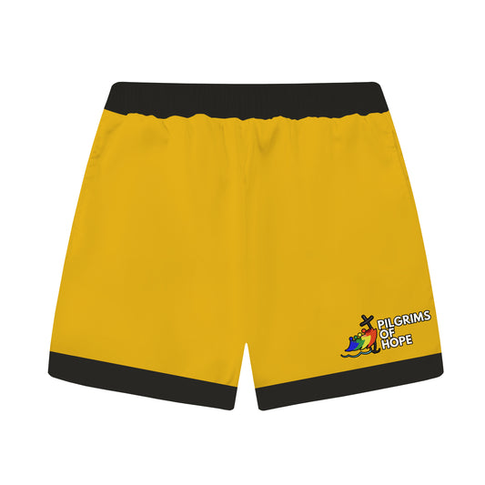 Catholic Jubilee Pattern Elastic Waistband Summer Casual Shorts