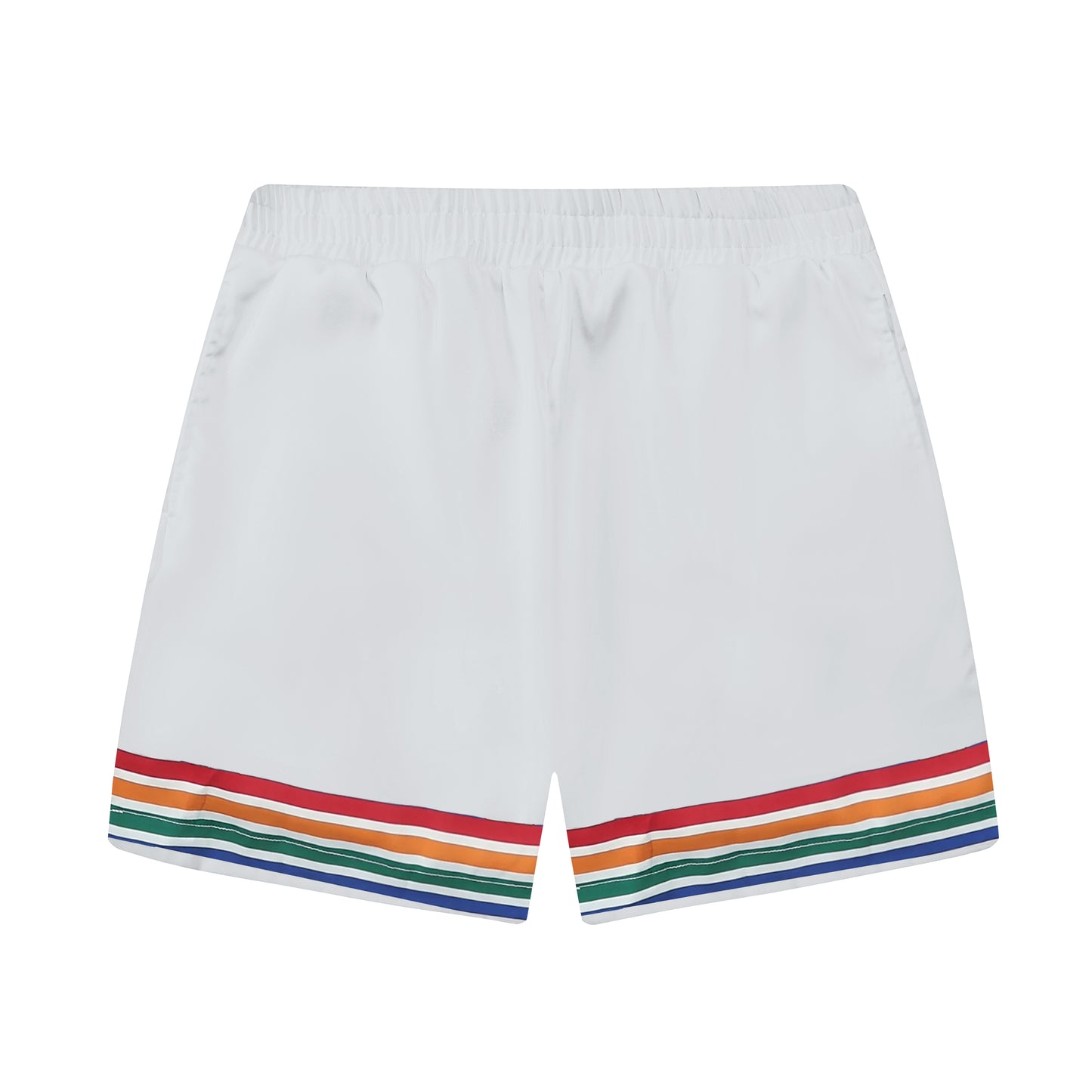 Greek Temple Print Elastic Waistband Summer Casual Shorts
