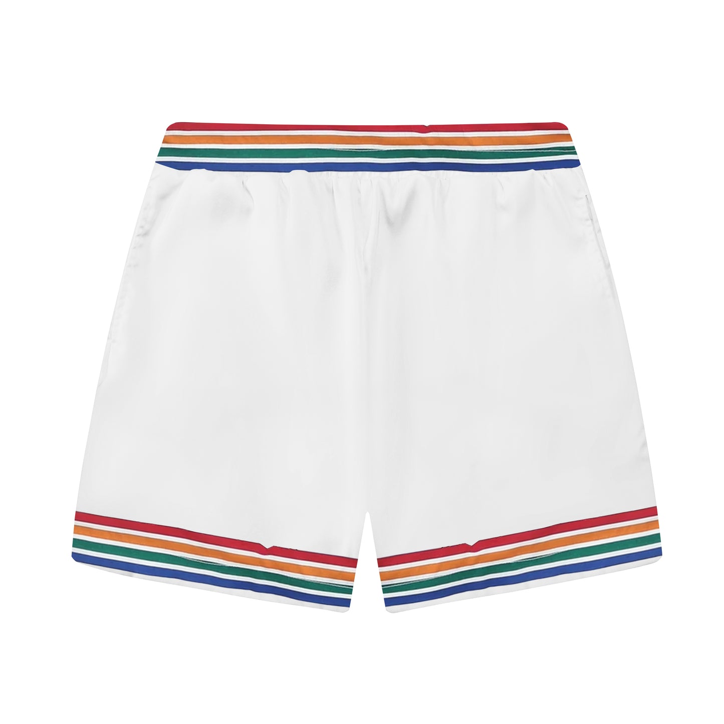 Greek Temple Print Elastic Waistband Summer Casual Shorts