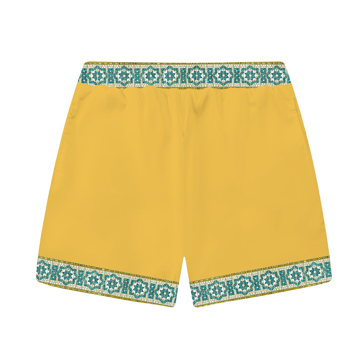 Summer Floral Print Elastic Waistband Summer Casual Shorts