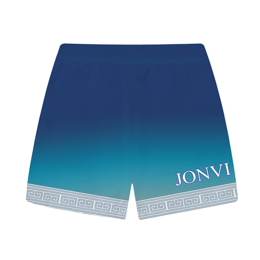 Summer Holiday Style Ancient Greek Statue Print  Elastic Waistband Casual Shorts