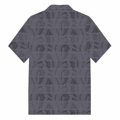 Lips Pattern Camp Collar Short-Sleeved Shirt