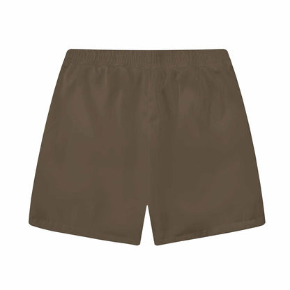 Four-Leaf Clover Print Casual Elastic Waistband Summer Casual Shorts