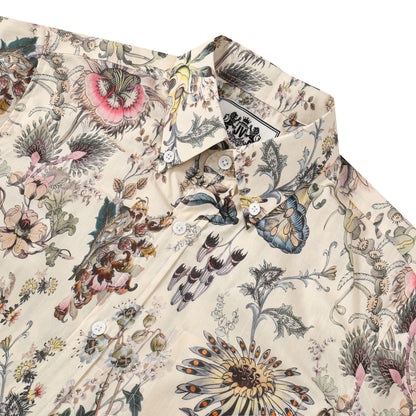 Floral Aloha Pattern Button Short Sleeve Shirt