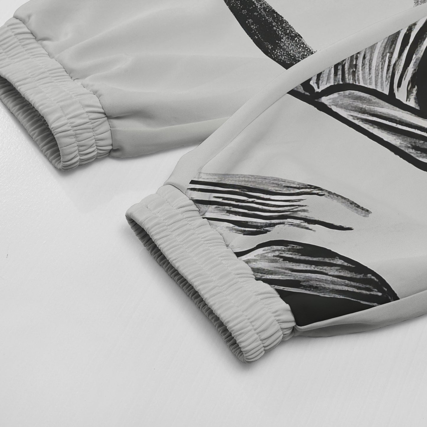 Vampire Demon Print Elastic Waist Sports Sweatshirt Pants