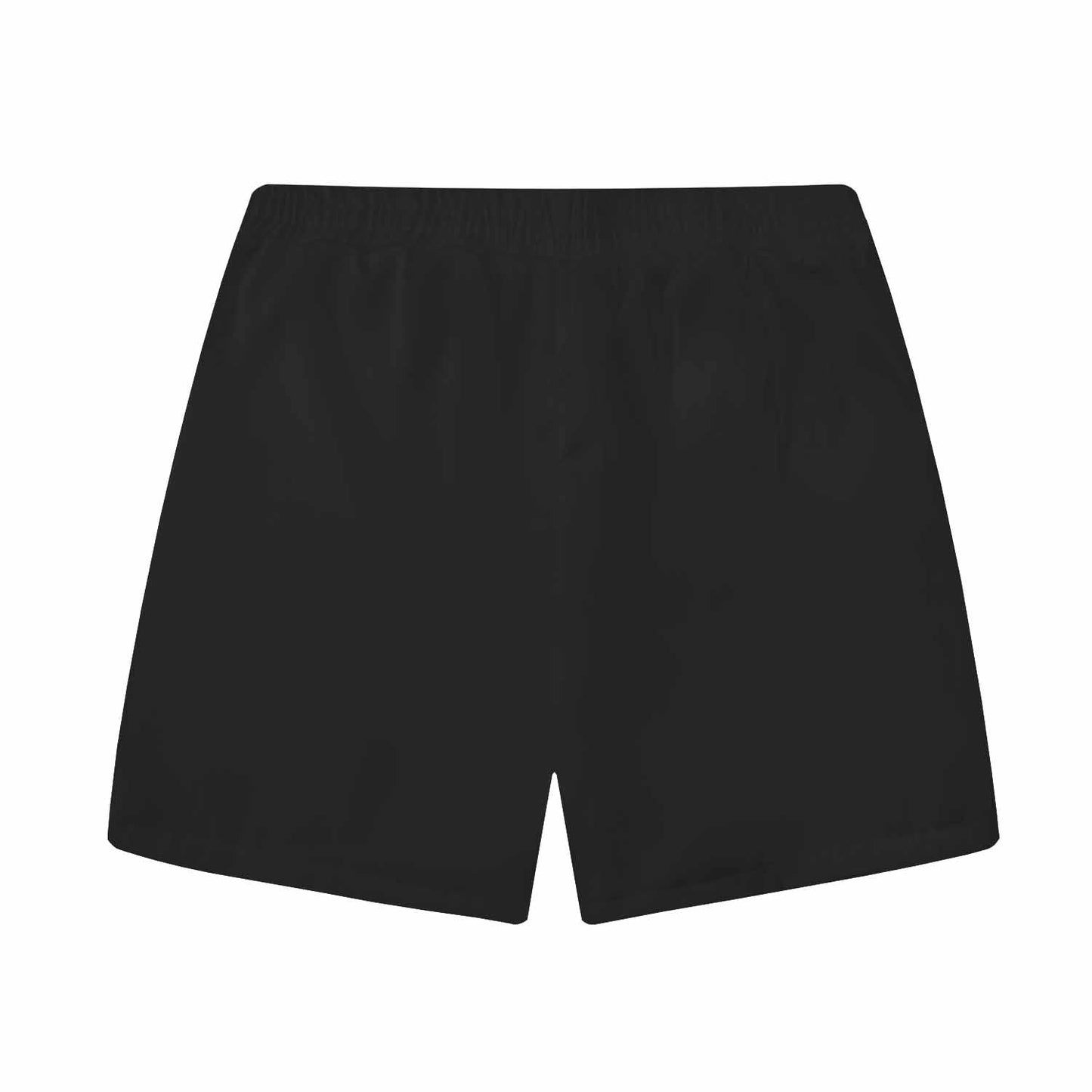 Hawaiian Blue Floral Elastic Waistband Summer Casual Shorts