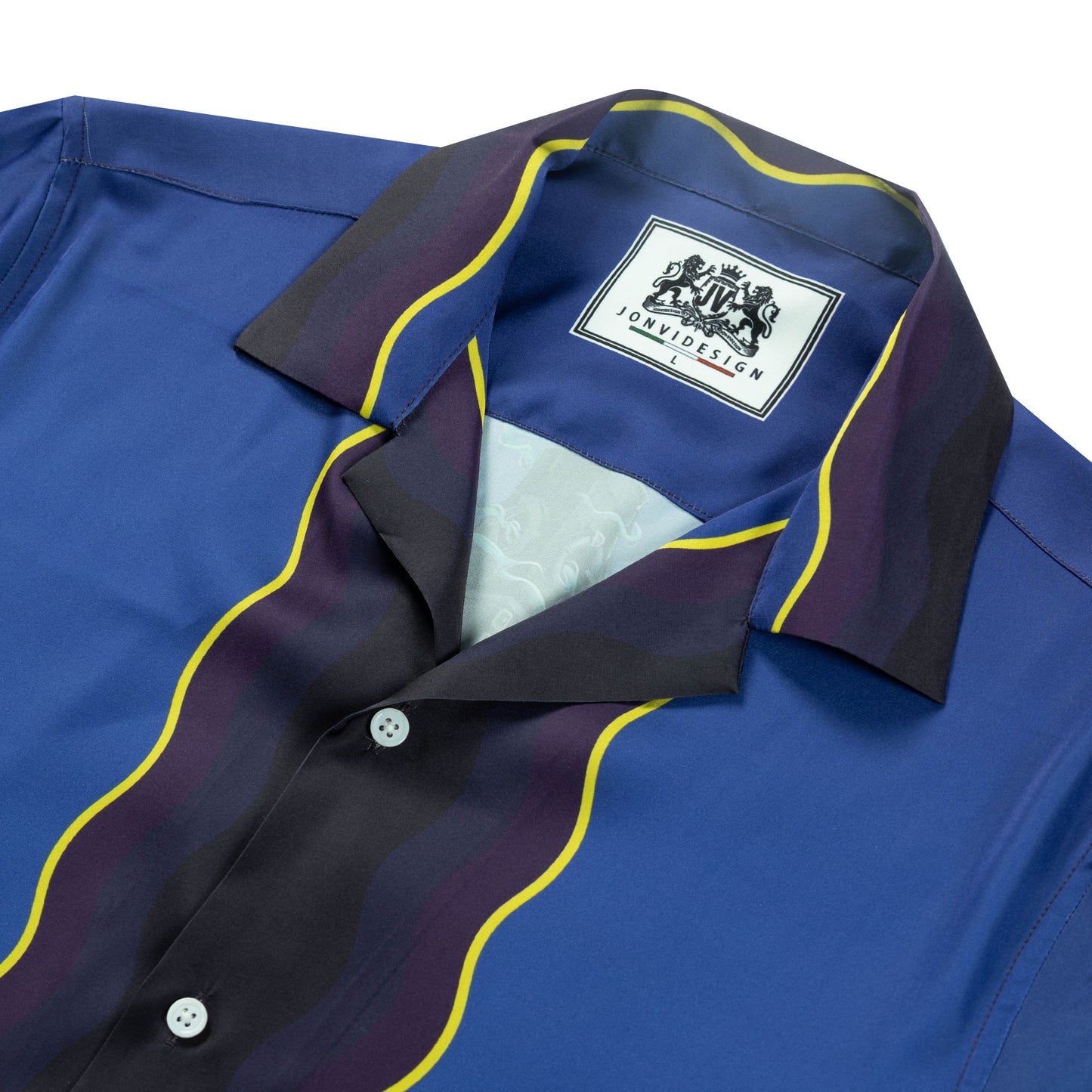 Halloween Haunted House Car Long Sleeve Camp Collar Shirt