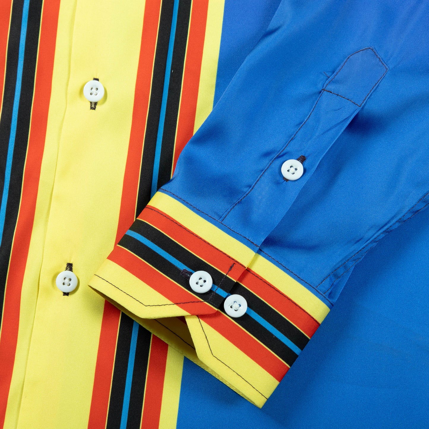Halloween Retro Graphic Long Sleeve Camp Collar Shirt