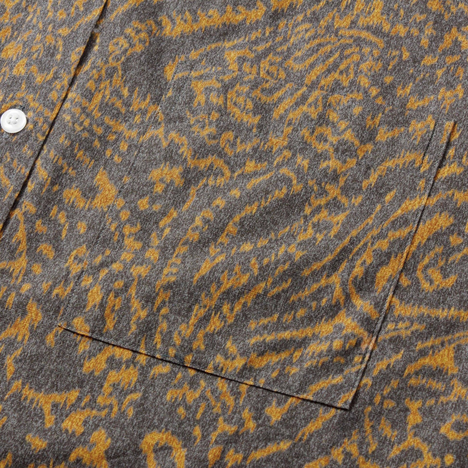 Brown Paisley Vintage Short Sleeve Shirt Jonvidesign