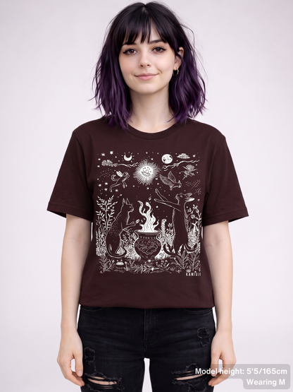 Celestial Cat Coven T-Shirt