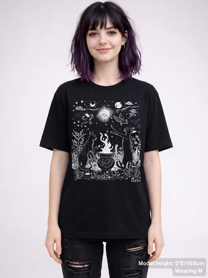 Celestial Cat Coven T-Shirt