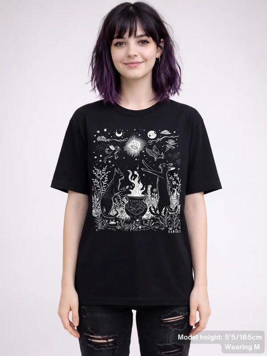Celestial Cat Coven T-Shirt