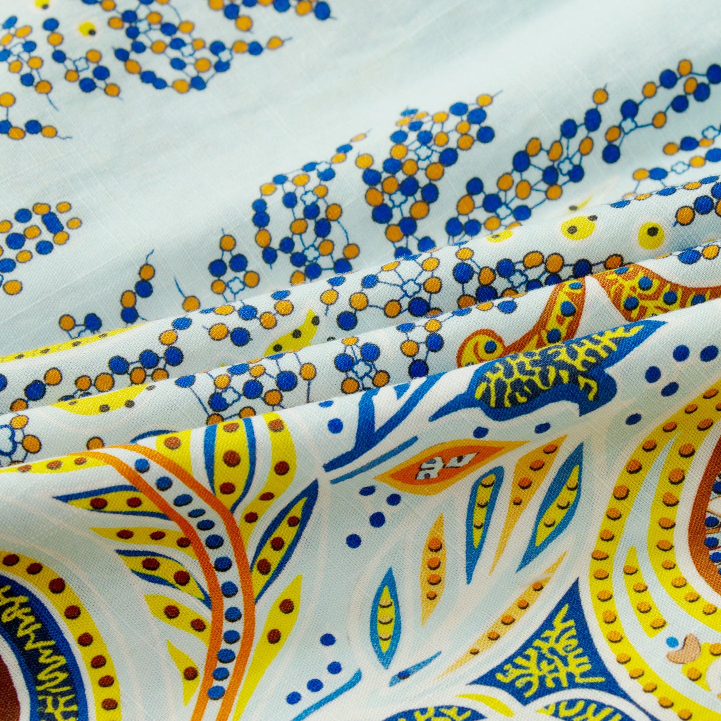 Classic Paisley Pattern Short Sleeve Camp Shirt Jonvidesign