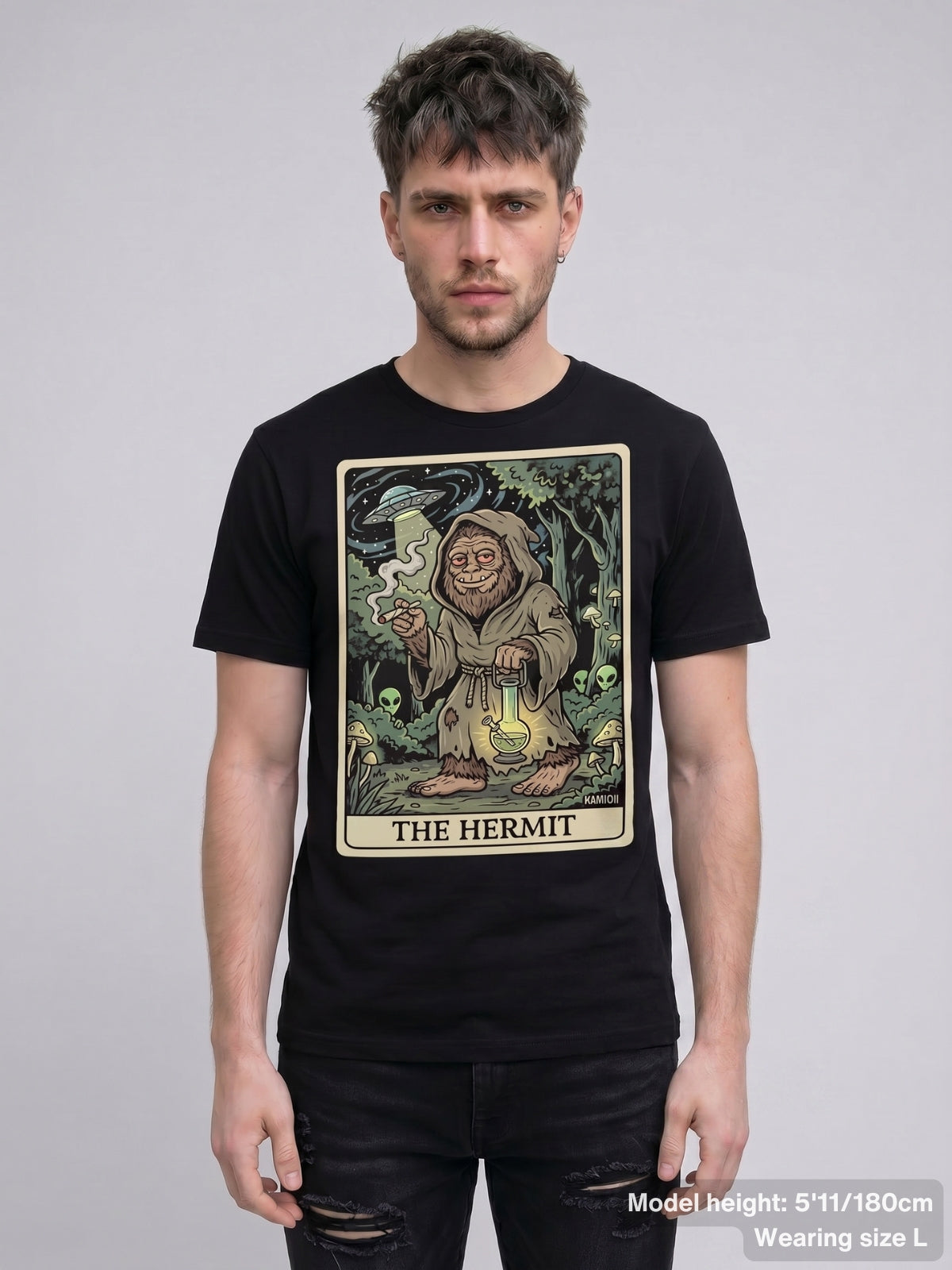 "The Hermit" Bigfoot Stoner Tee