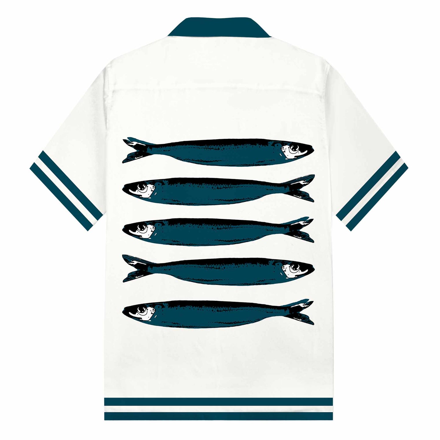 Sardine Casual Camp Collar Short Sleeve Shirt