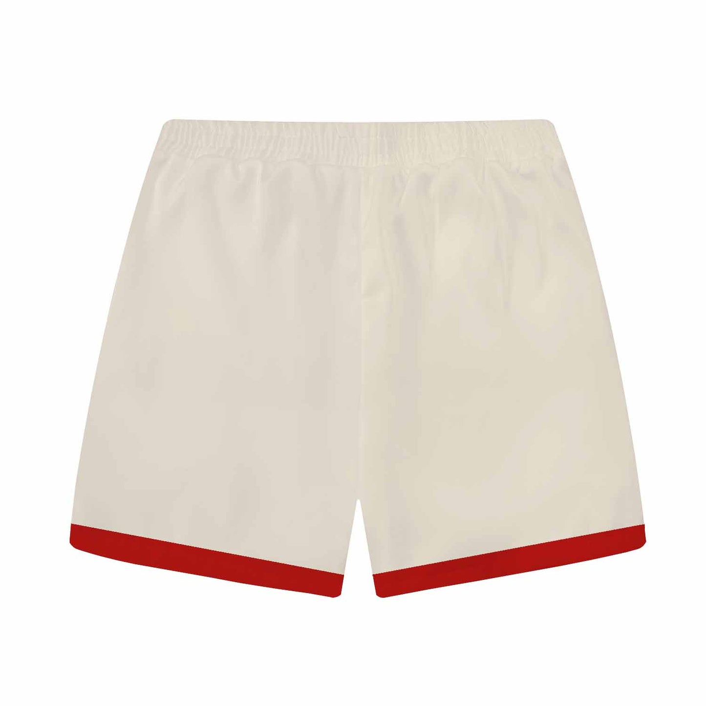 Resort Wear Marine Fish Print Elastic Waistband Summer Casual Shorts