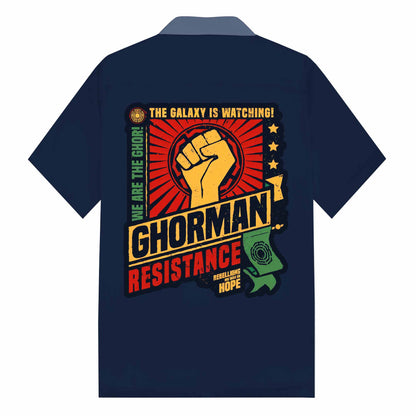 Ghorman Resistance Camp Collar Casual Shirt