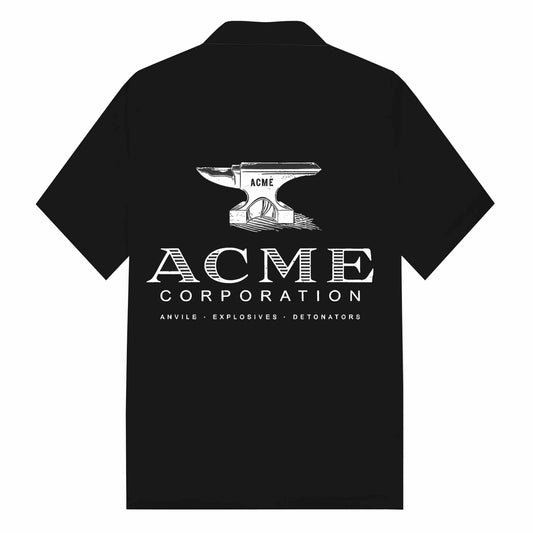 Acme Corporation Camp Collar Short Sleeve Shirt