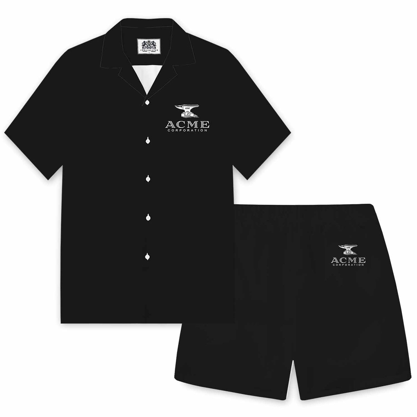 Acme Corporation Camp Collar Short Sleeve Shirt