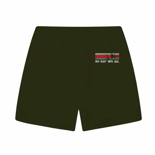 So Say We All Elastic Band Casual Shorts
