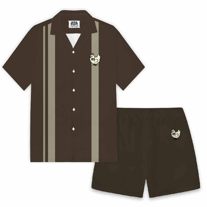 Chicken Game Don't Look At This Chicken Elastic Band Casual Shorts