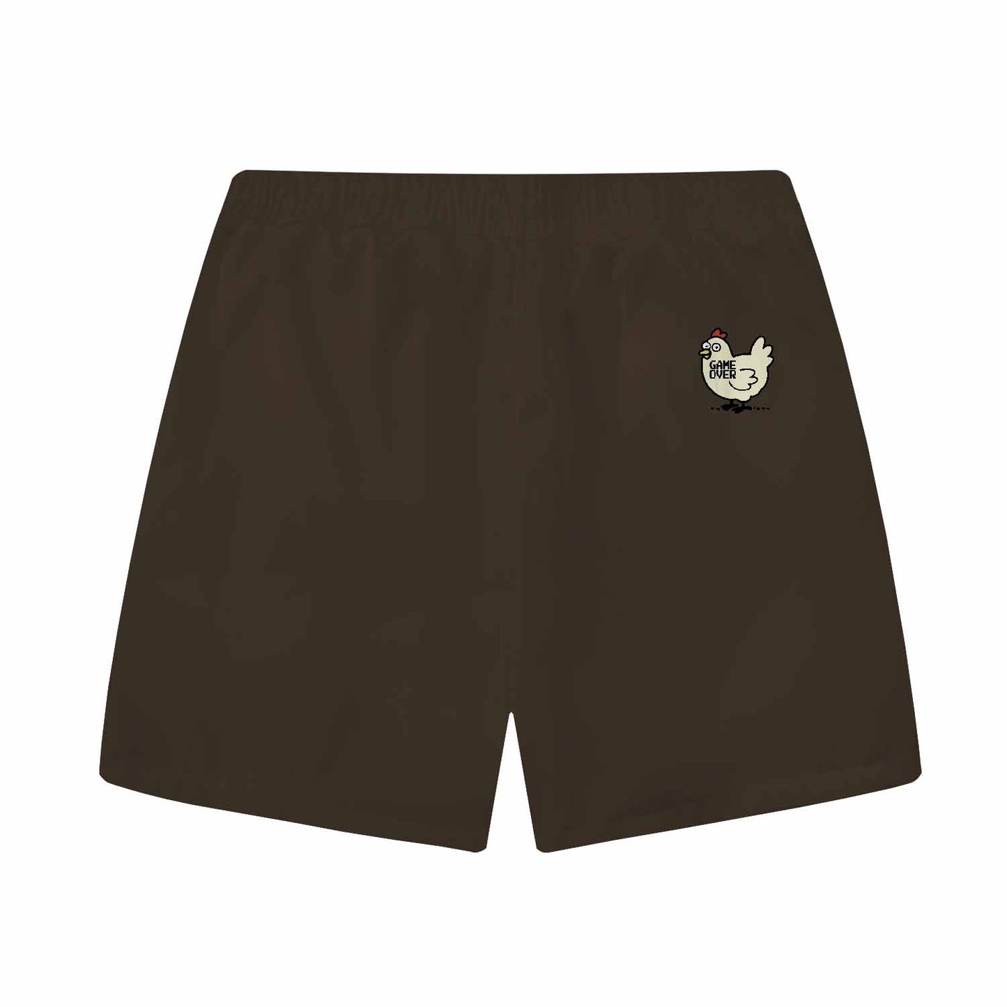 Chicken Game Don't Look At This Chicken Elastic Band Casual Shorts
