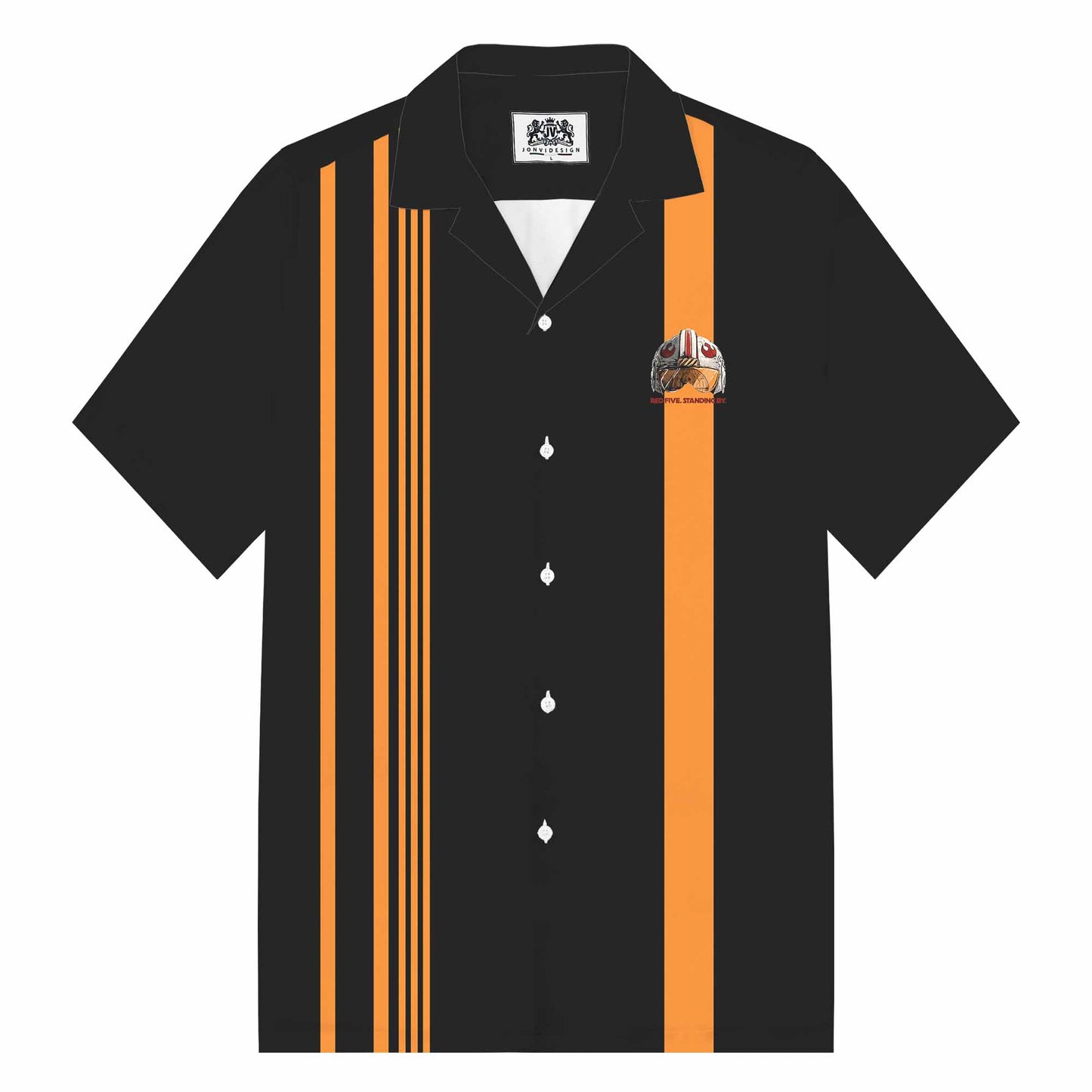 RED FIVE STANDINGBY Camp Collar Short-Sleeved Shirt
