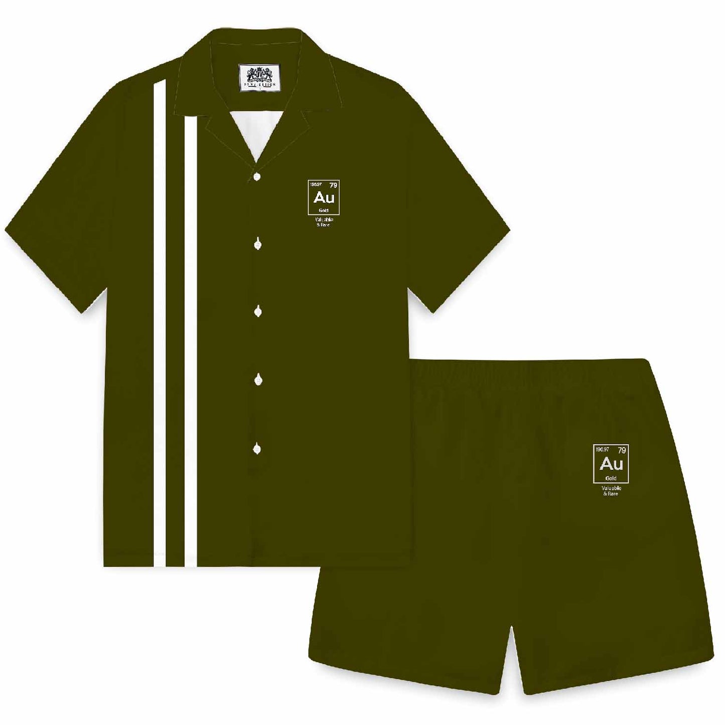 Autism Awareness Elements Periodic Elastic Band Casual Shorts