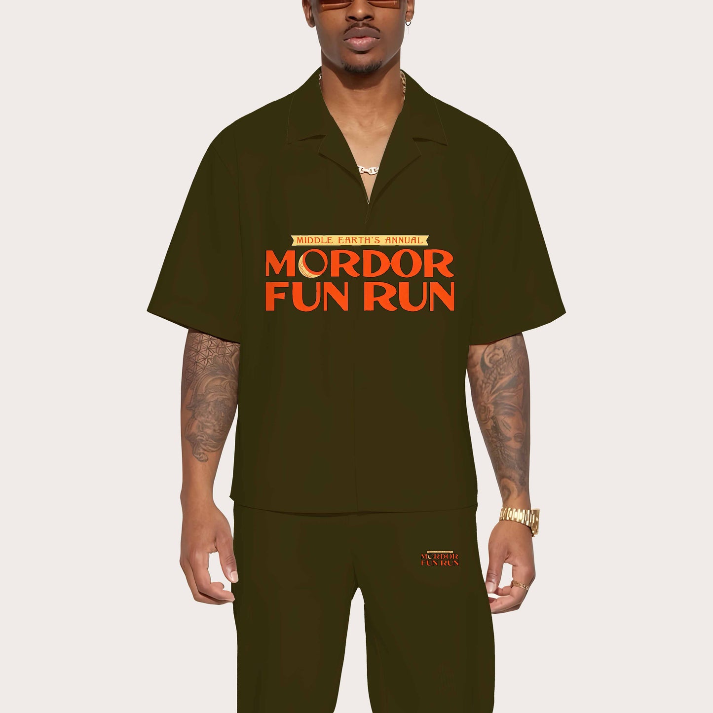 Mordor Fun Run Elastic Band Casual Shorts