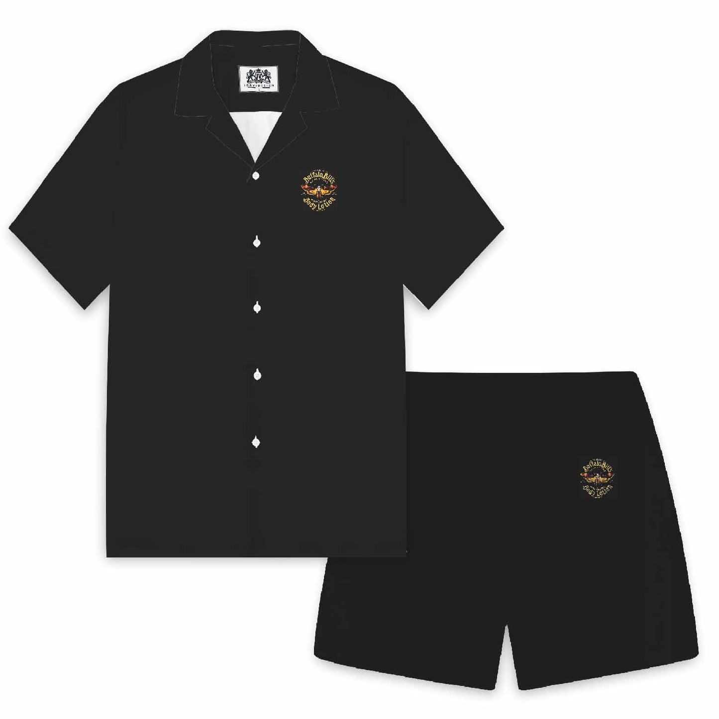 Buffalo Bill's Body Lotion Camp Collar Short-Sleeved Shirt