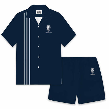 Mediocrates Eh Good Enough Print Elastic Band Casual Shorts