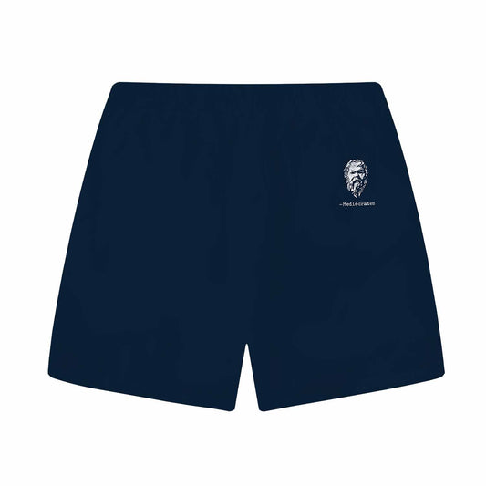Mediocrates Eh Good Enough Print Elastic Band Casual Shorts