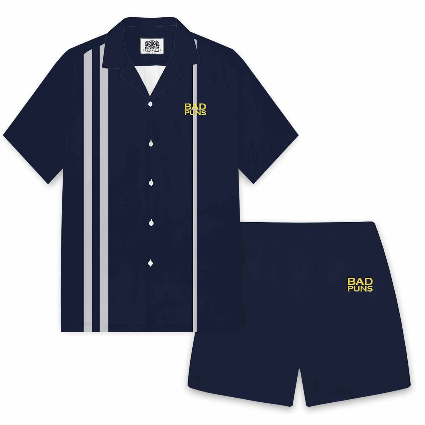 Funny Bad Puns That's How Eye Roll Elastic Band Casual Shorts