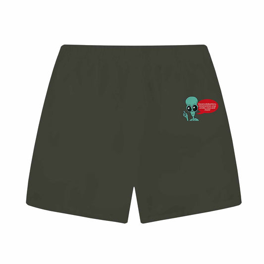 Earth Invasion For Dummies Elastic Band Casual Shorts