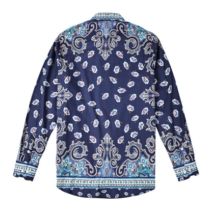 FLoral Pattern Long Sleeve Shirt Jonvidesign