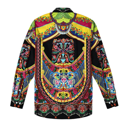 Floral Print Long Sleeve Shirt Jonvidesign